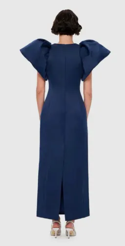 Leo Lin Lucinda dress Navy size 12 for rent on The Volte - image 3