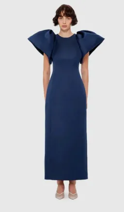 Leo Lin Lucinda dress Navy size 12 for rent on The Volte - image 1