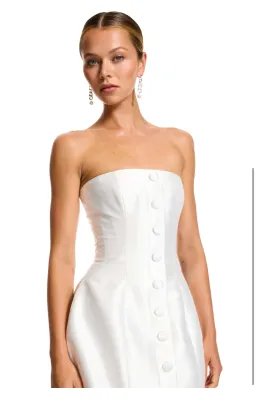KYHA Edie Mini Dress white size 6 for rent on The Volte - image 2