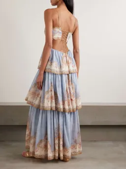 Zimmermann Daylight Tiered Maxi Dress Size 4 / AU 16 for rent on The Volte - image 2