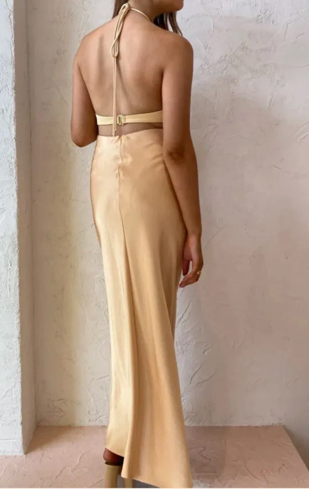 Bec and Bridge - CARRIE HALTER MAXI DRESS, SIZE 8, RRP$350 for rent on The Volte - main image