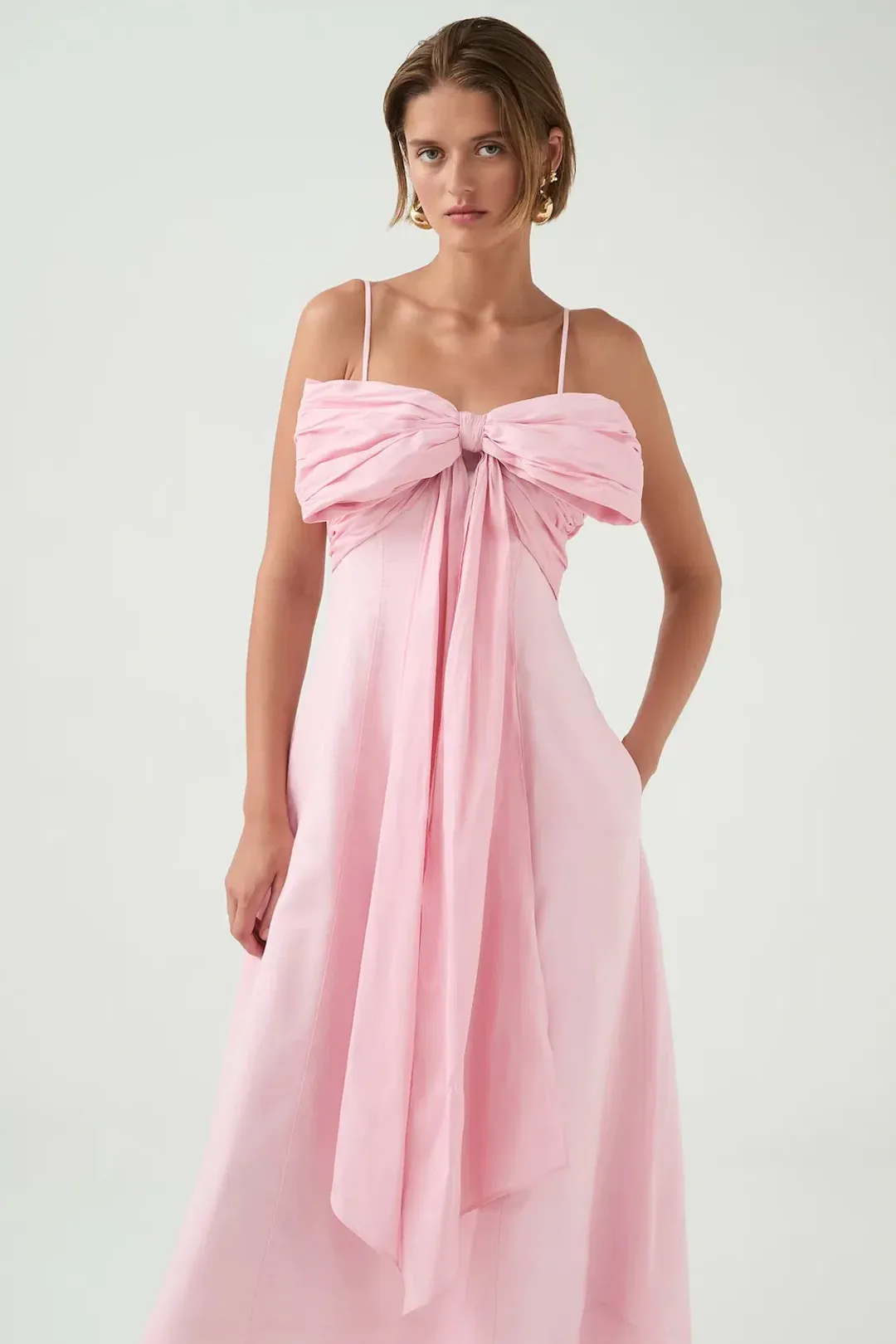 Aje Scarlett Midi Dress Size 6 for rent on The Volte - main image