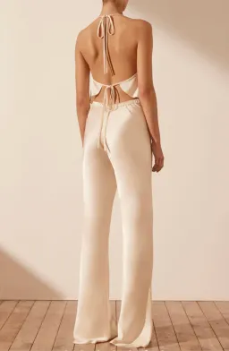 Shona Joy Top and Pants Set in Cream for rent on The Volte - image 2