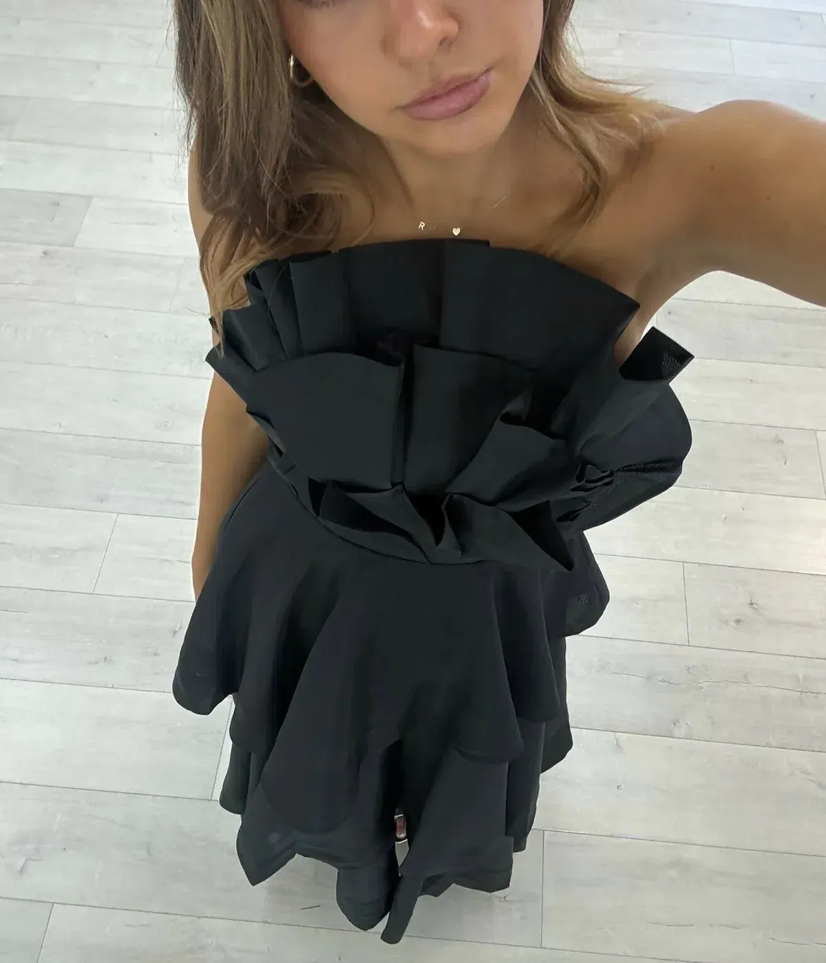 Aje Selestia Gown in Black Size 14 for rent on The Volte - main image