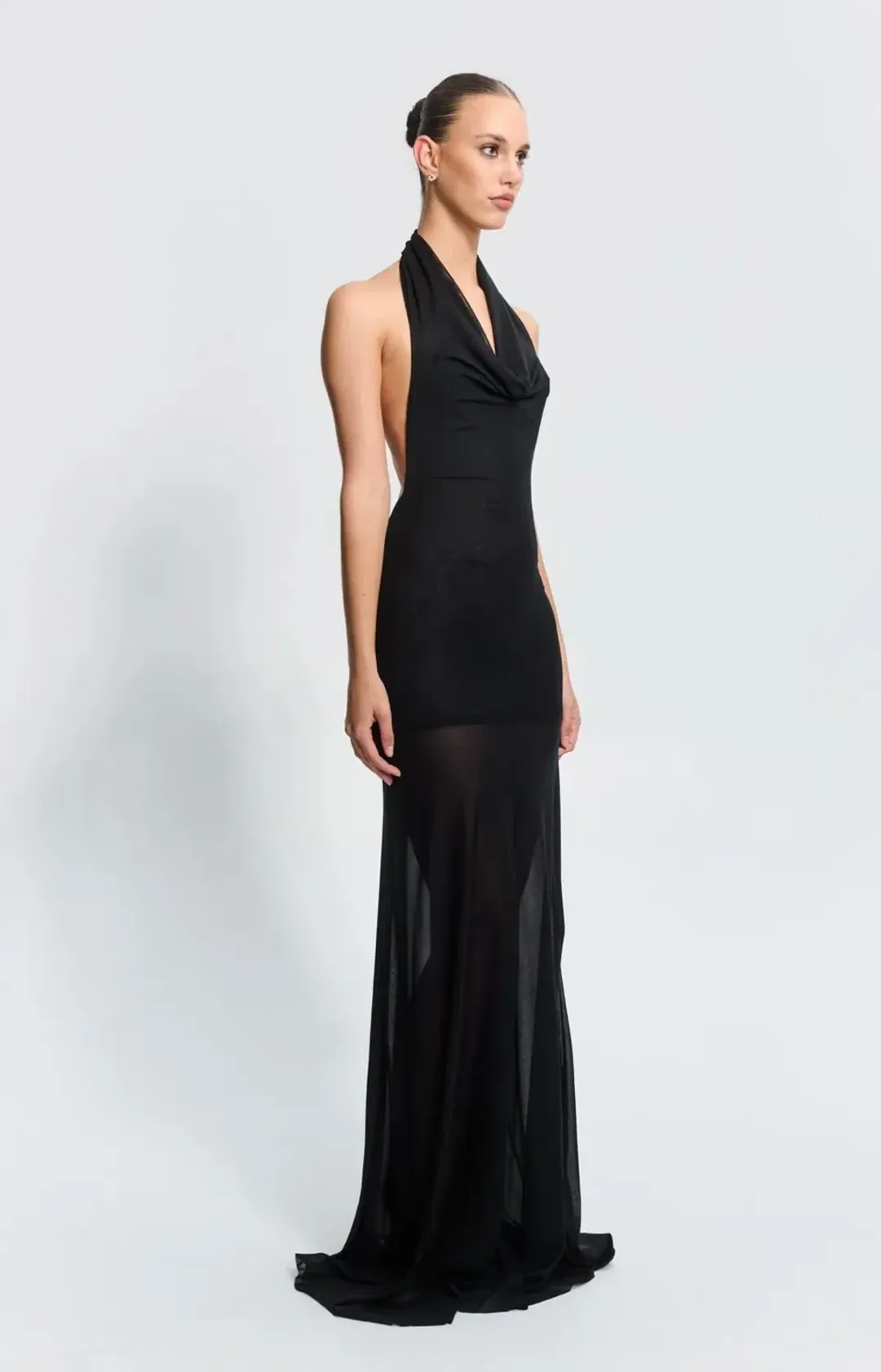 Effie Kats- Cleo Gown - Black- XS for rent on The Volte - main image