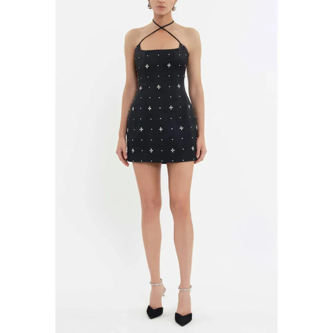 Rebecca Vallance Eclipse Mini Dress for rent on The Volte - main image