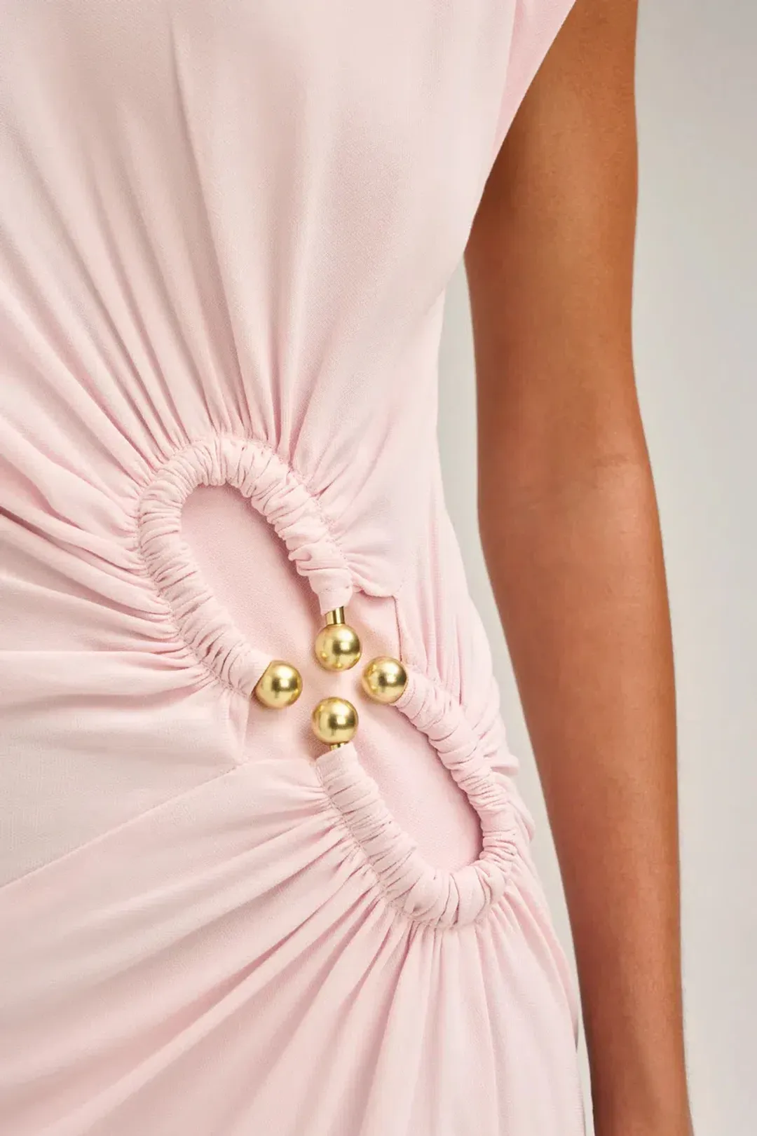 Scanlan Theodore Turban Ring Full Length Dress Pink Size S / AU 8 for rent on The Volte - main image