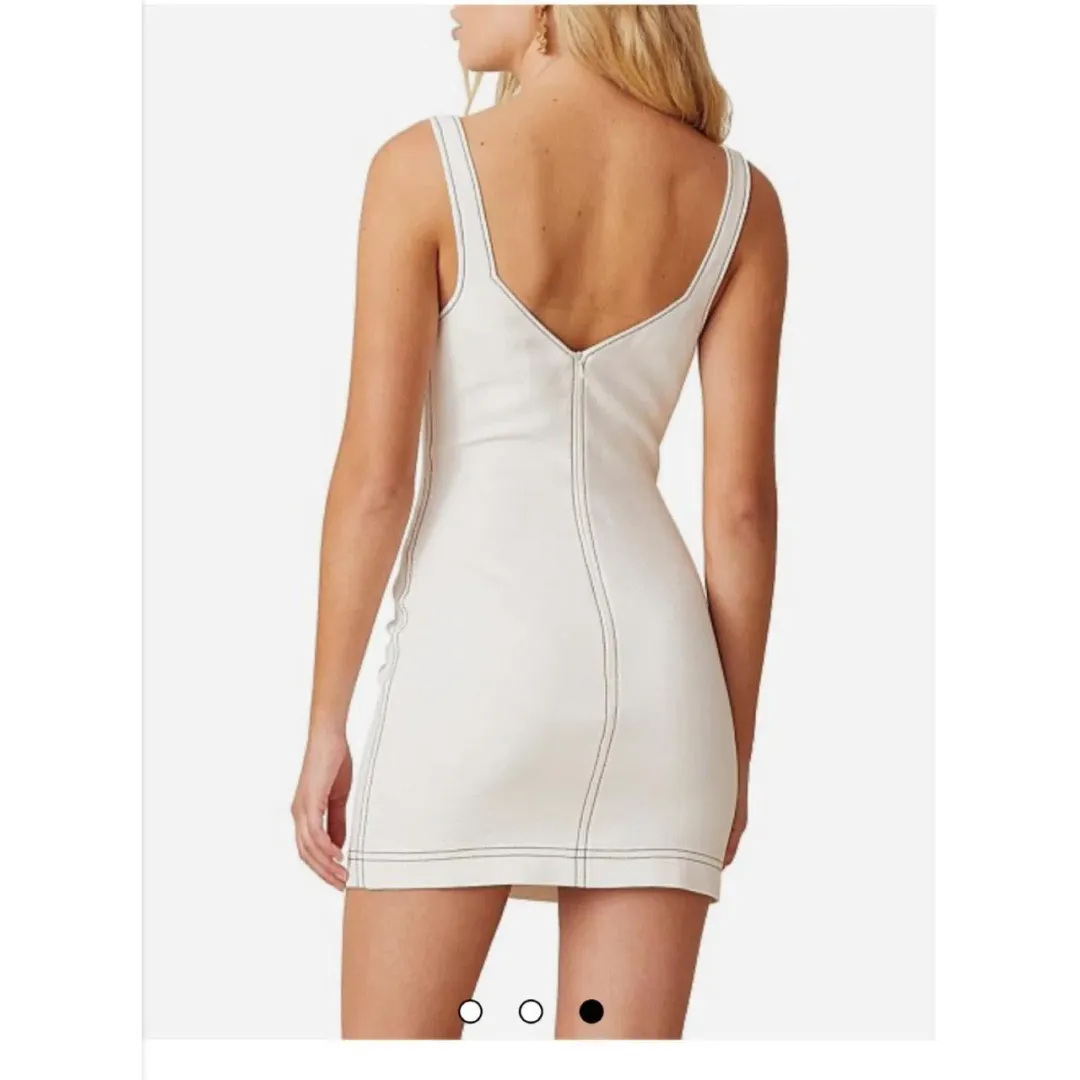 Bec & Bridge - Noah Mini Dress - White - Size 12 for rent on The Volte - main image