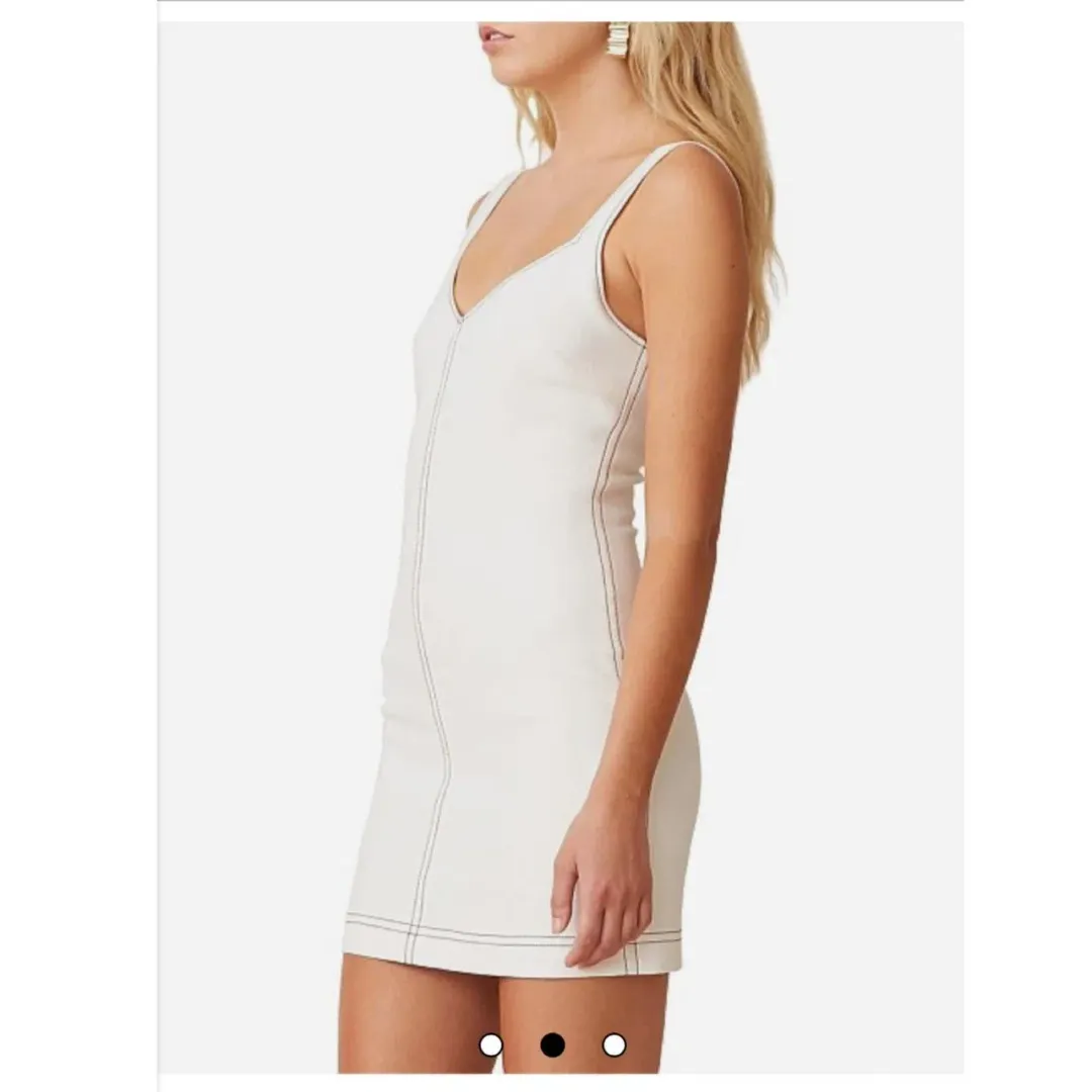 Bec & Bridge - Noah Mini Dress - White - Size 12 for rent on The Volte - main image