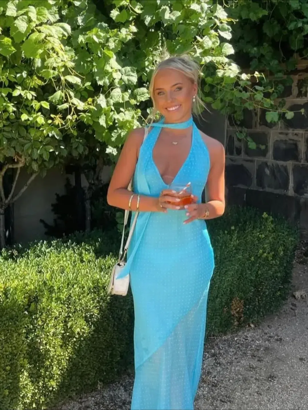 I Am Delilah Jasmine Maxi in Blue Lagoon Size S for rent on The Volte - main image