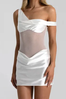 Natalie Rolt Elodie Mini Dress in White Size 6 for rent on The Volte - image 2