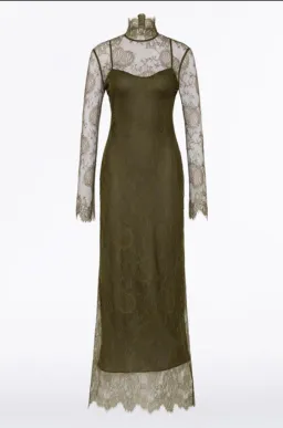 Carla Zampatti Juniper Lace Gown, size 6 for rent on The Volte - image 4