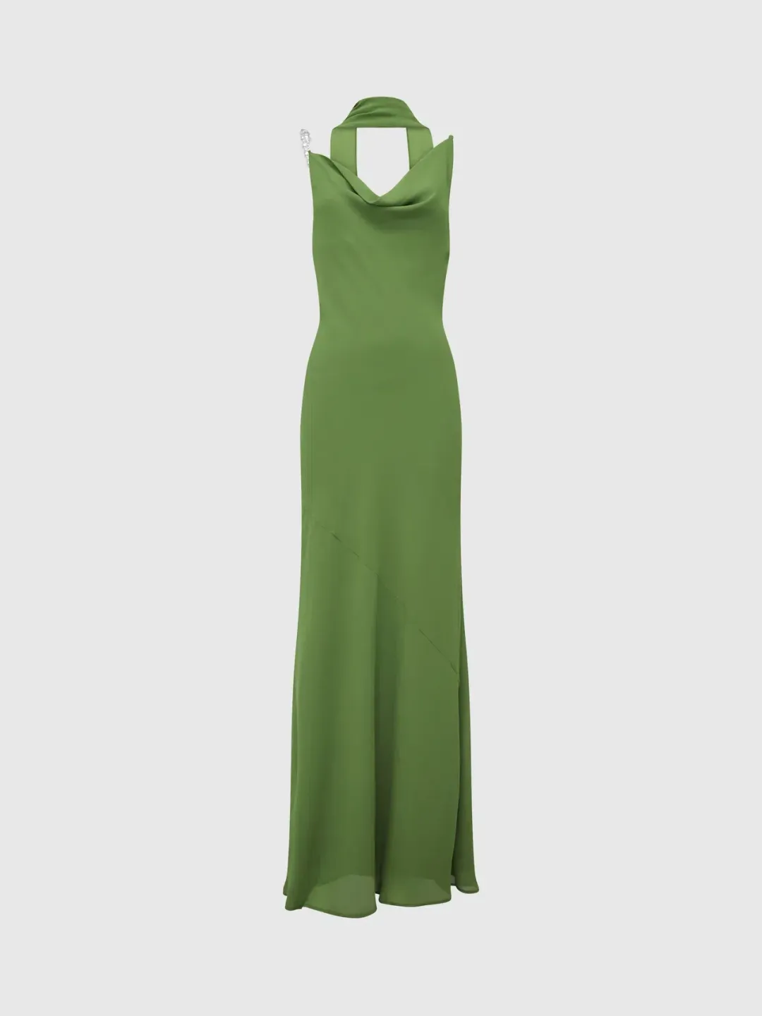 Sheike Anya Maxi Dress Green Size 10 for rent on The Volte - main image