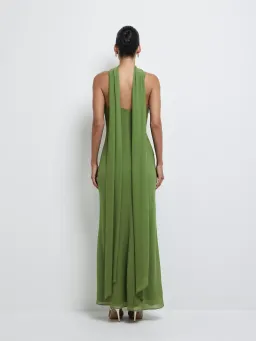 Sheike Anya Maxi Dress Green Size 10 for rent on The Volte - image 8