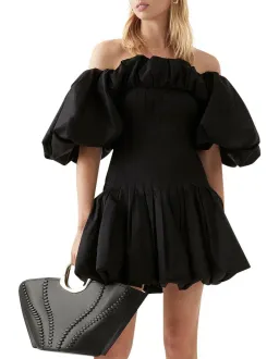 AJE ARLES OFF SHOULDER MINI DRESS SIZE 8 for rent on The Volte - image 1
