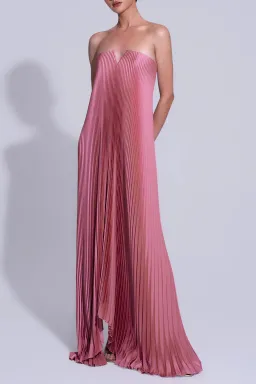 Lidee Black Tie Maxi Gown Dusty Rose Size AU 12 for rent on The Volte - image 1