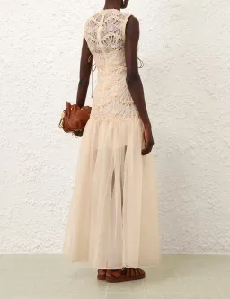 Zimmermann Illuminate Macramè Maxi Dress  for rent on The Volte - image 4