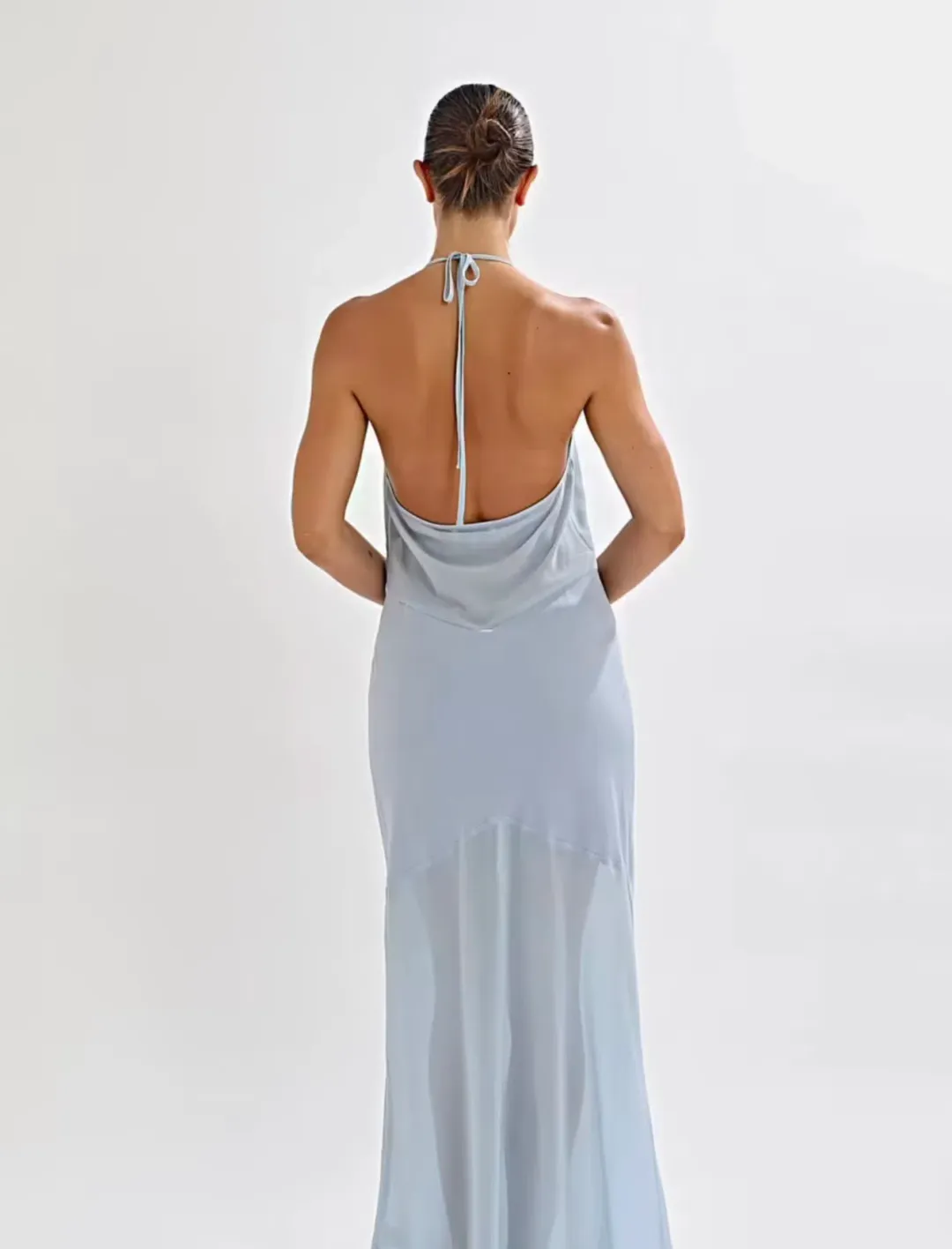 ONE MILE ERYN DRESS IN BLUE ICE SIZE 12 for rent on The Volte - main image