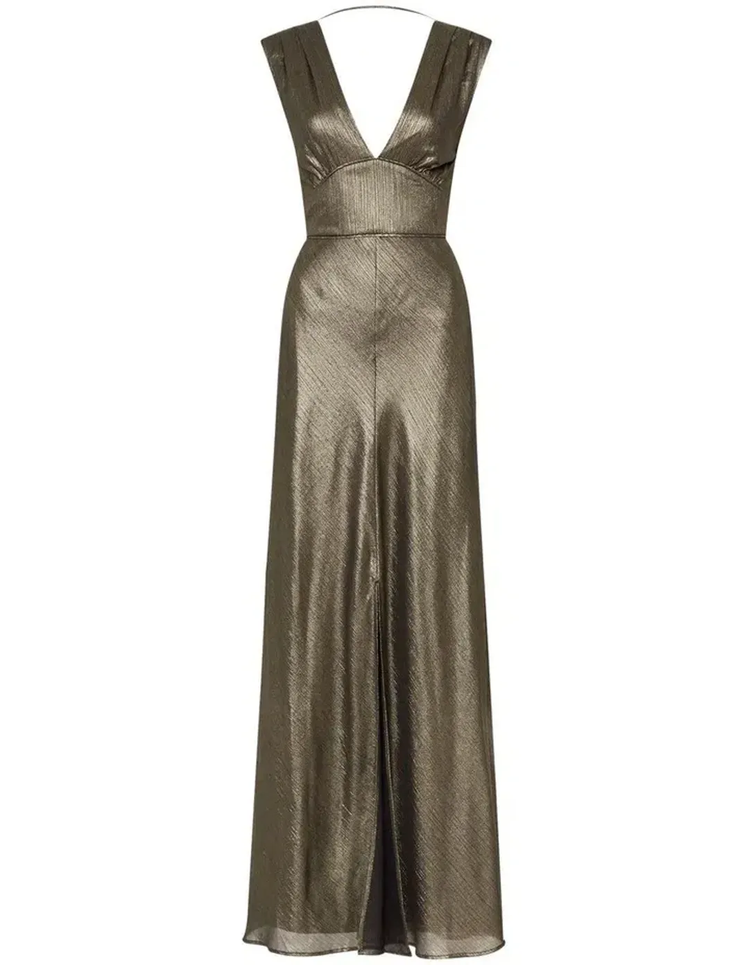 Sass & Bide Lost In Monaco Dress in Antique Gold Size 16 for rent on The Volte - main image