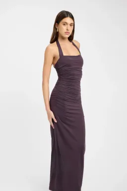 Kookai Hailey Halter Dress in Brown Size XS/S for rent on The Volte - image 2