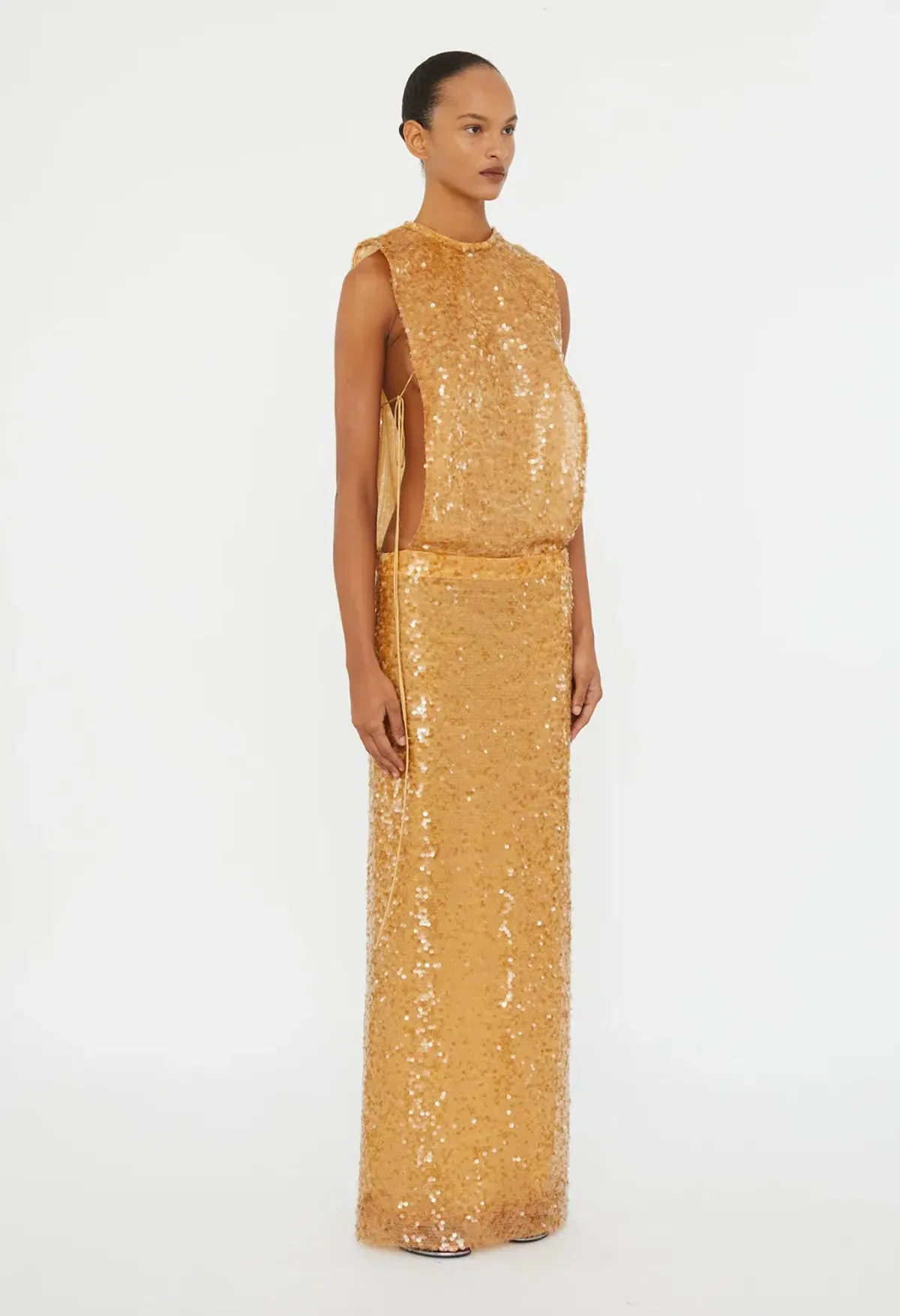 Illuminate Sequin Separation Gown for rent on The Volte - main image