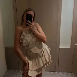 Aje Kyra Mini Dress In Gold Size 10 for rent on The Volte - image 5