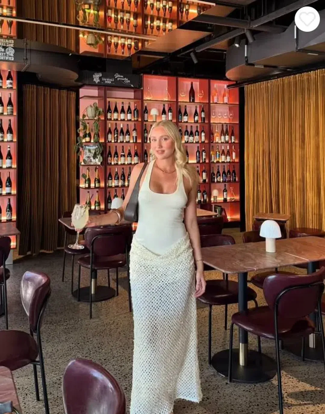 Benni Ariel Maxi Dress in Shell Size 10 AU / Medium for rent on The Volte - main image