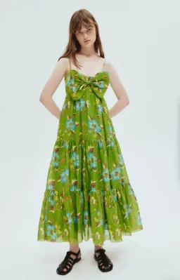 Alemais Hotel Lamu floral-print midi dress size 16 for rent on The Volte - image 1