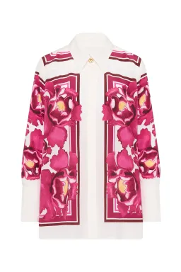 AJE ATOMIC SILK SHIRT AND RELAXED PANTS SET BOLDLY BLOOMING SIZE AU 10 & 12 for rent on The Volte - image 7