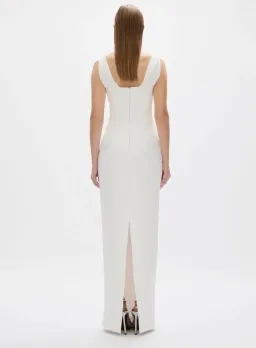 Rachel Gilbert Malia Gown in White AU 10  for rent on The Volte - image 3