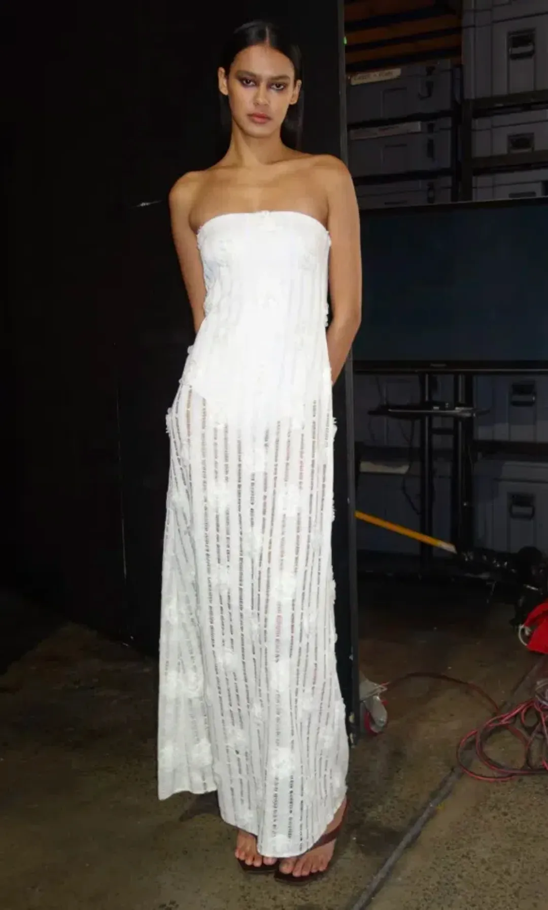 Bec & Bridge Amelie Strapless Ivory Size S (AU 8) for rent on The Volte - main image