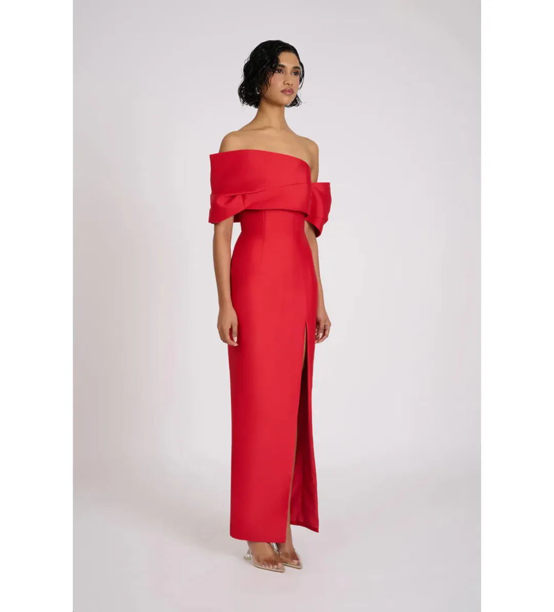 Eliya The Label Eleisha Midi Dress Red Size 12 for rent on The Volte - main image