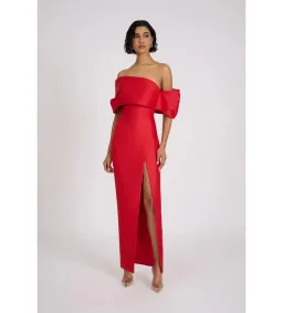 Eliya The Label Eleisha Midi Dress Red Size 12 for rent on The Volte - image 4