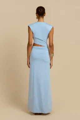 Arcina Ori JADE DRESS BLUE Size M for rent on The Volte - image 2