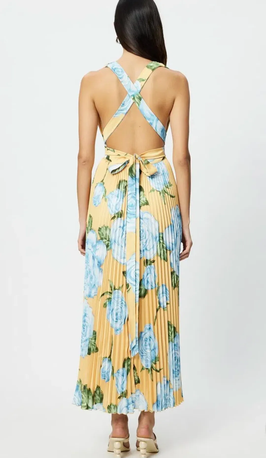 Lidee Modernista Gown Fleur Bleue Size 12 for rent on The Volte - main image