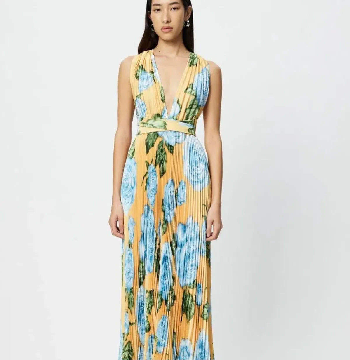 Lidee Modernista Gown Fleur Bleue Size 12 for rent on The Volte - main image