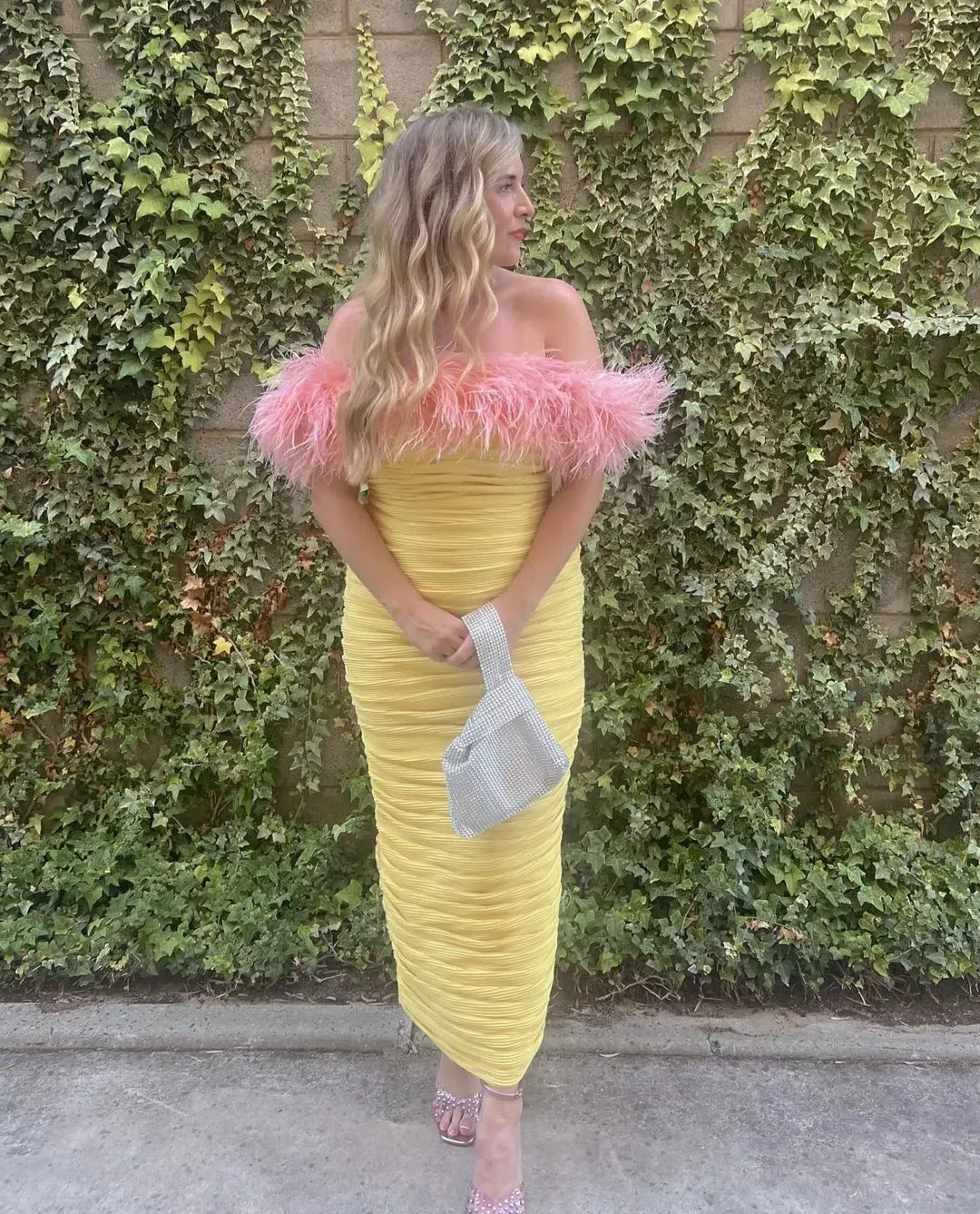 Rachel Gilbert Zion Midi Dress Yellow 6/AU18 for rent on The Volte - main image