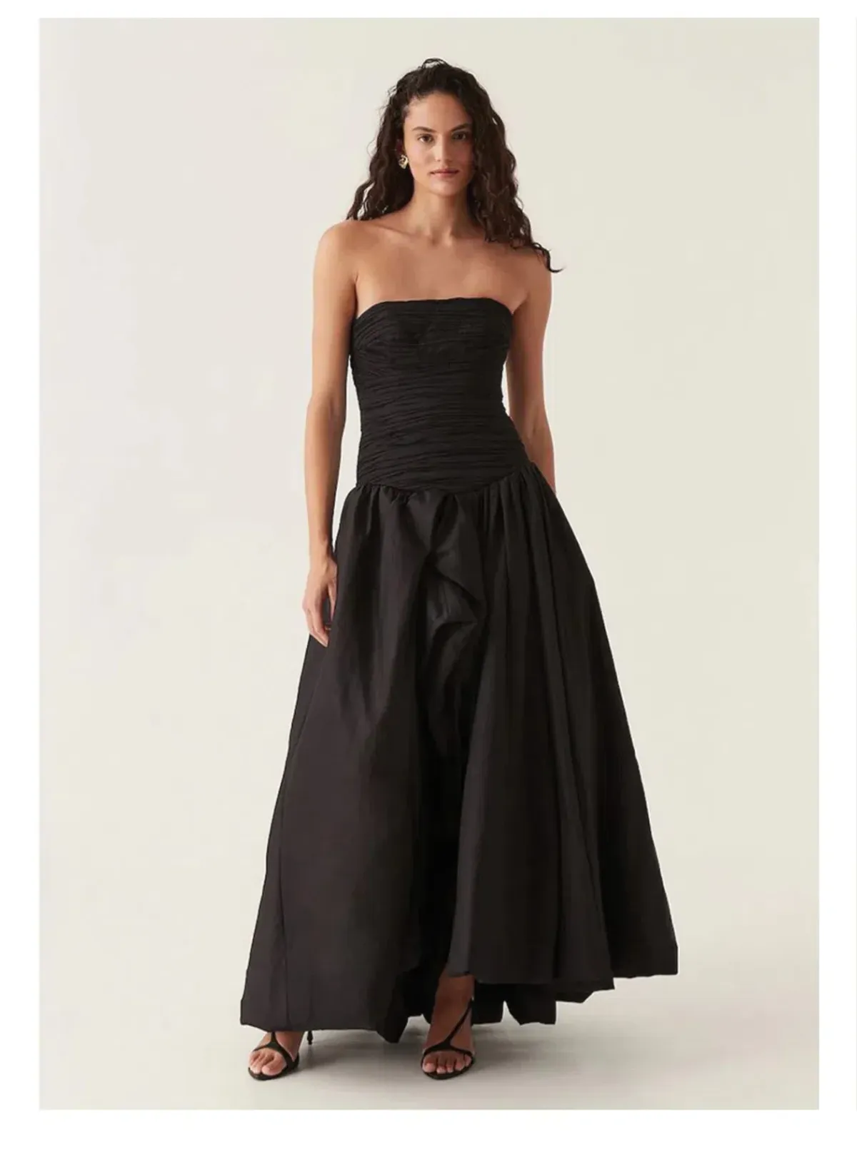 AJE Violette Bubble Hem Maxi for rent on The Volte - main image