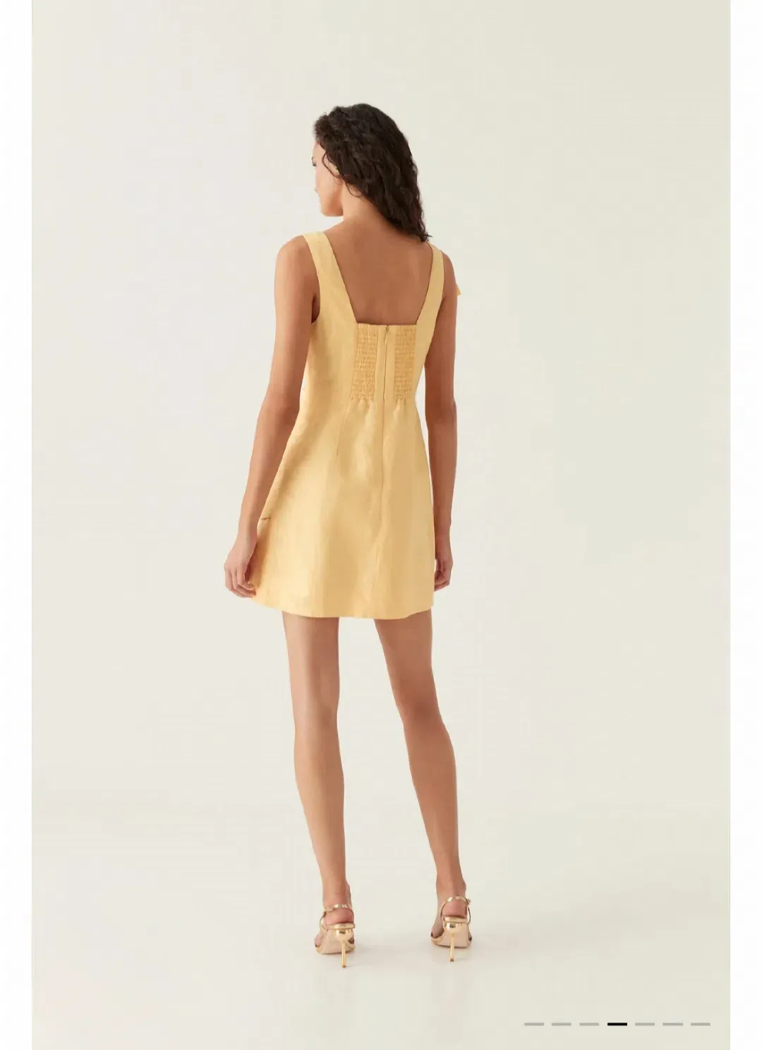 Aje Energy Mini Dress Marigold Size 8 for rent on The Volte - main image