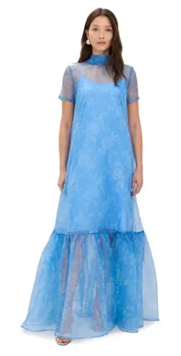 Staud Calluna Floral Organza Maxi Dress  for rent on The Volte - image 2
