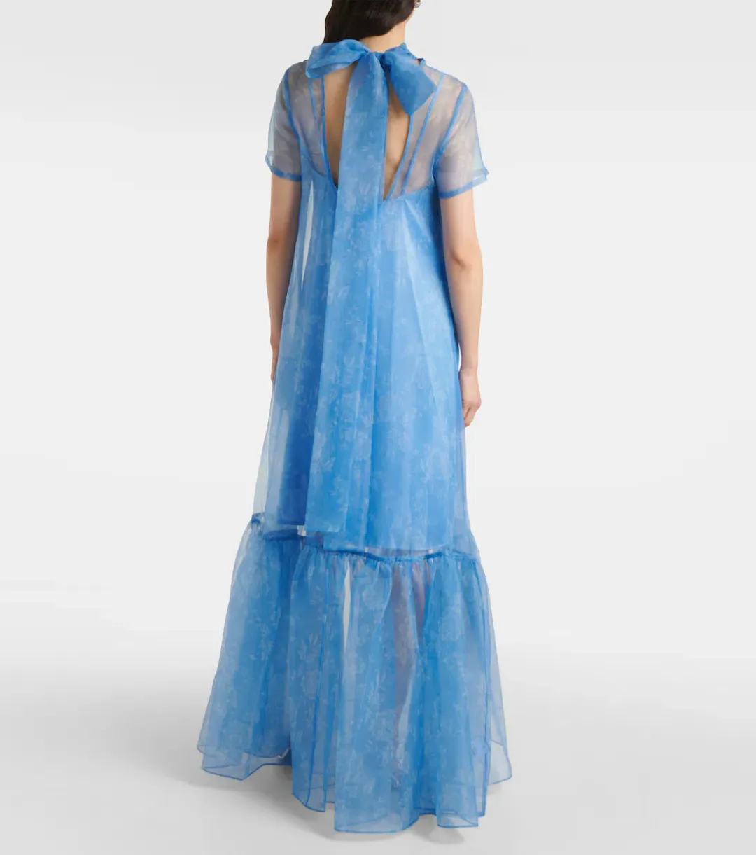 Staud Calluna Floral Organza Maxi Dress  for rent on The Volte - main image