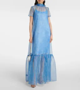 Staud Calluna Floral Organza Maxi Dress  for rent on The Volte - image 1