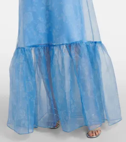Staud Calluna Floral Organza Maxi Dress  for rent on The Volte - image 6