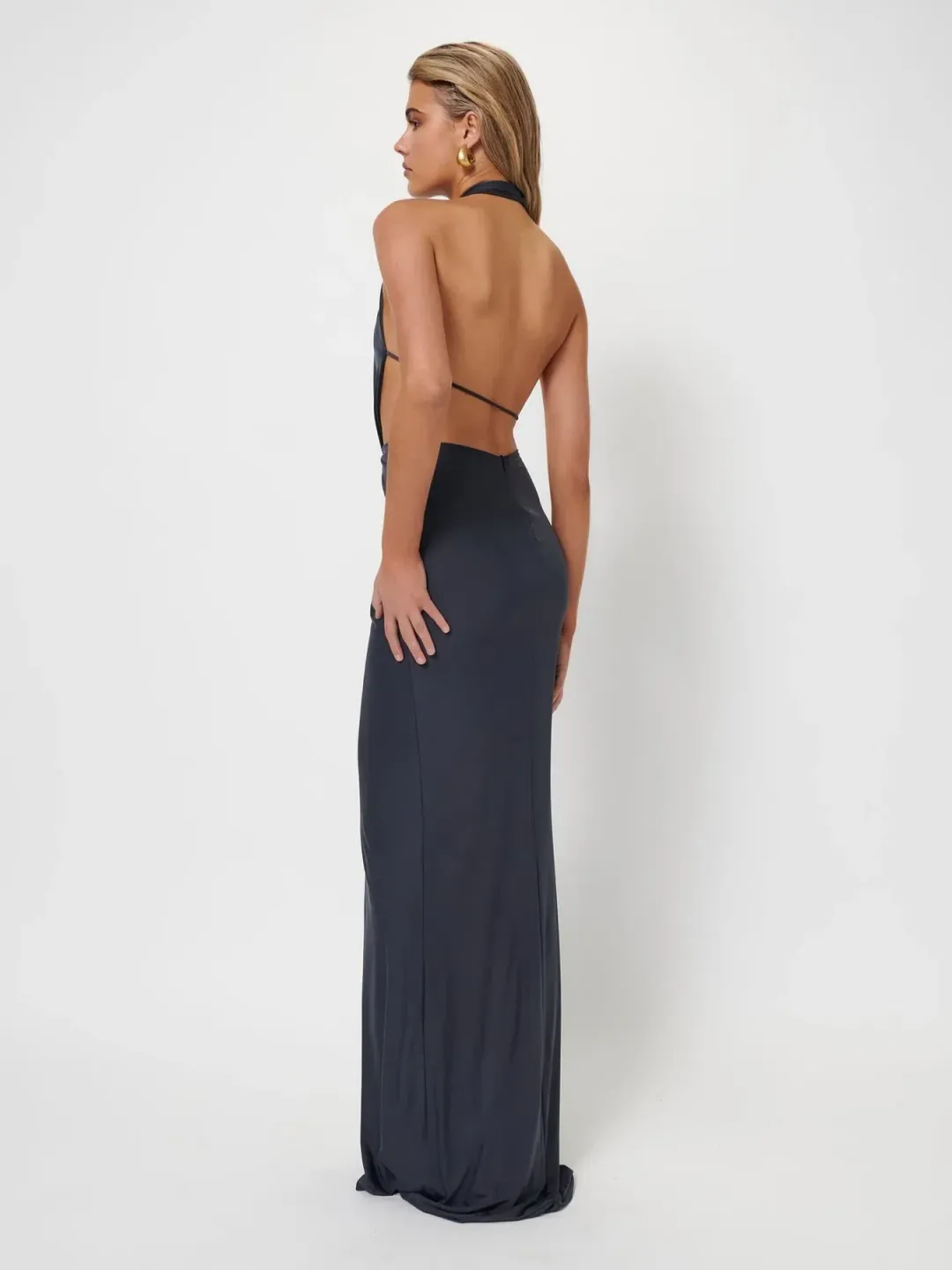 EFFIE KATS Harper Gown - Thunder Size XL for rent on The Volte - main image