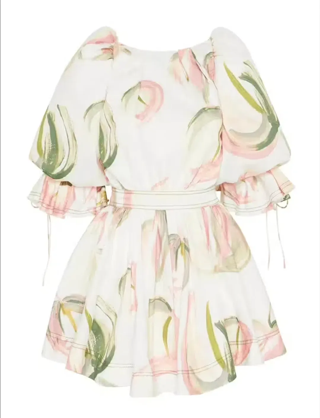 Aje Imprint Floral Mini Dress Size AU 6 / XS  for rent on The Volte - main image