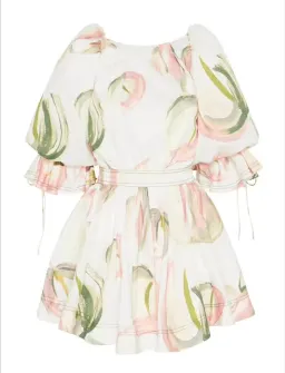 Aje Imprint Floral Mini Dress Size AU 6 / XS  for rent on The Volte - image 5