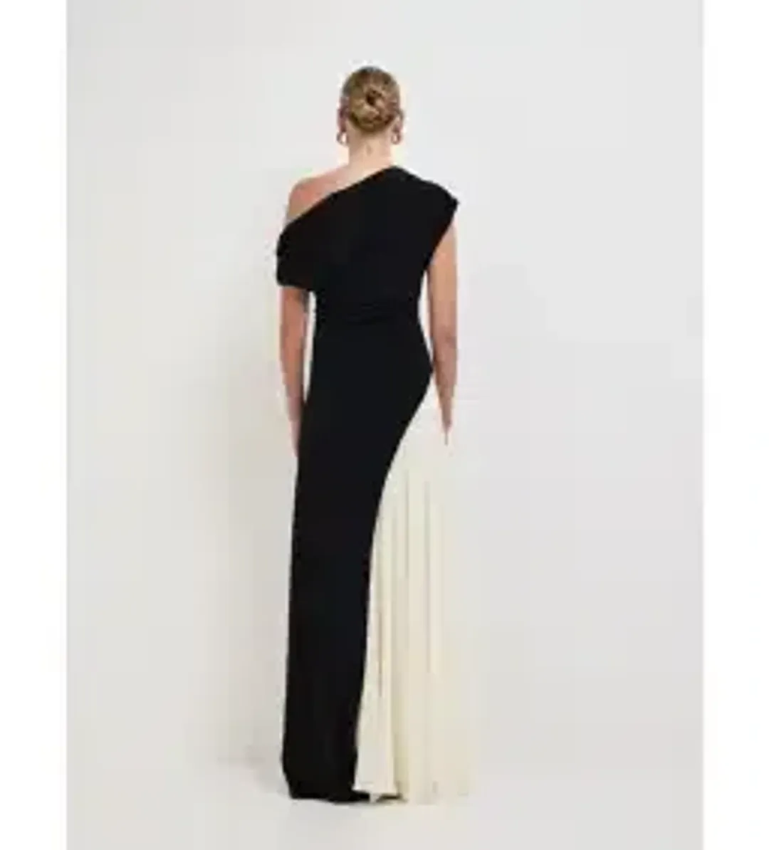 Sheike Celine Maxi Dress Black and White Size 6 for rent on The Volte - main image