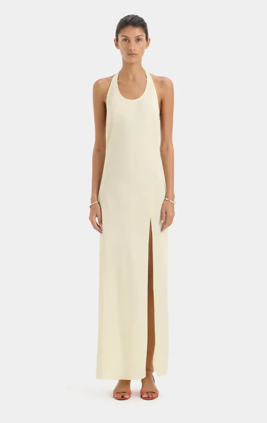 Sir the Label Strobe Gown Butter Size 0 for rent on The Volte - main image