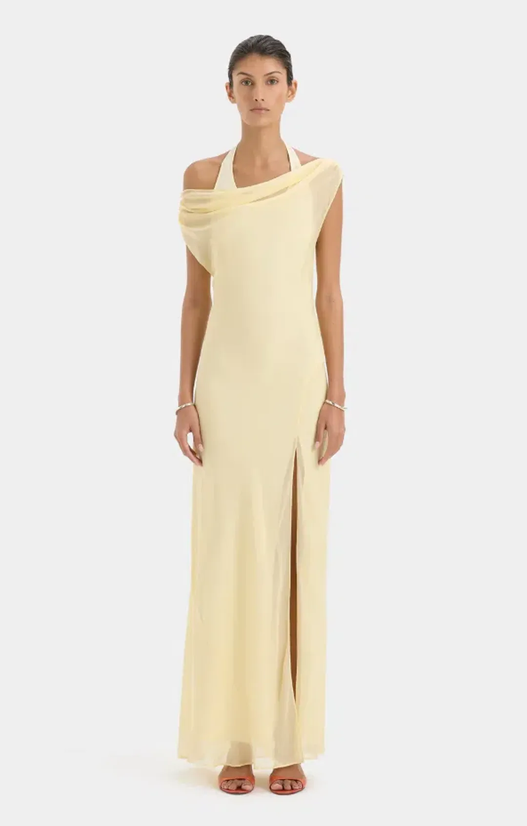 Sir the Label Strobe Gown Butter Size 2 for rent on The Volte - main image