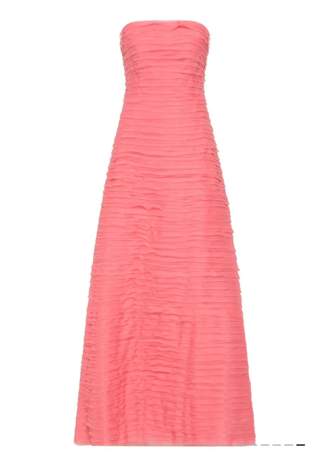 Aje Soundscape Dress, Guava pink, size 10 for rent on The Volte - main image